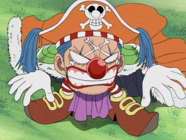 An image of Buggy from One Piece.