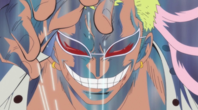 An image of Doflamingo from One Piece.