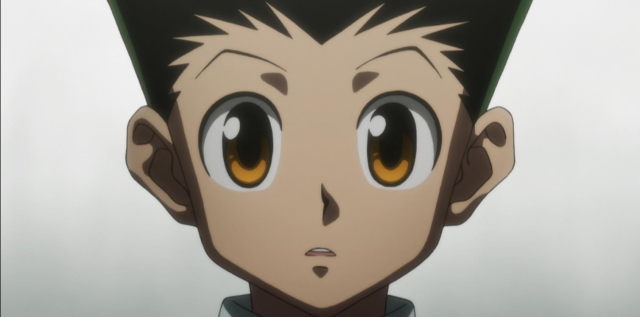 An image of OP main character named 
Gon from HXH anime.