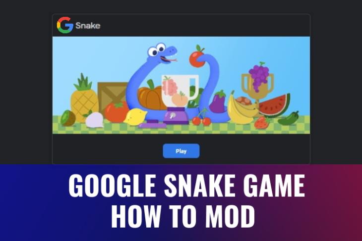 how to mod google snake game