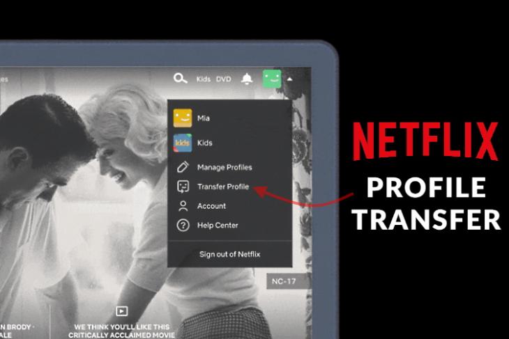 how to transfer netflix profile