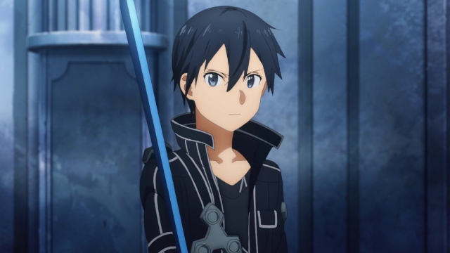 An image of OP main character named 
Kazuto from S.A.O anime.