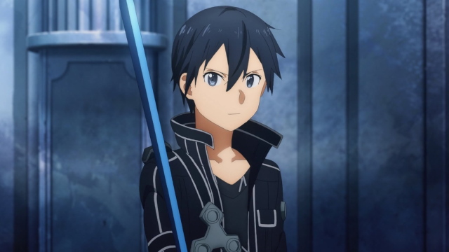 An Image Of Op Main Character Named 
Kazuto From S.a.o Anime.