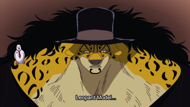 An image of Rob Lucci from One Piece.
