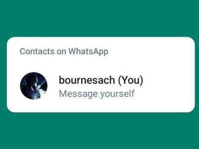 message yourself on whatsapp