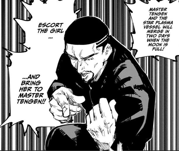 Manga panel of Masamatchi assigning the mission from Jujutsu Kaisen manga.