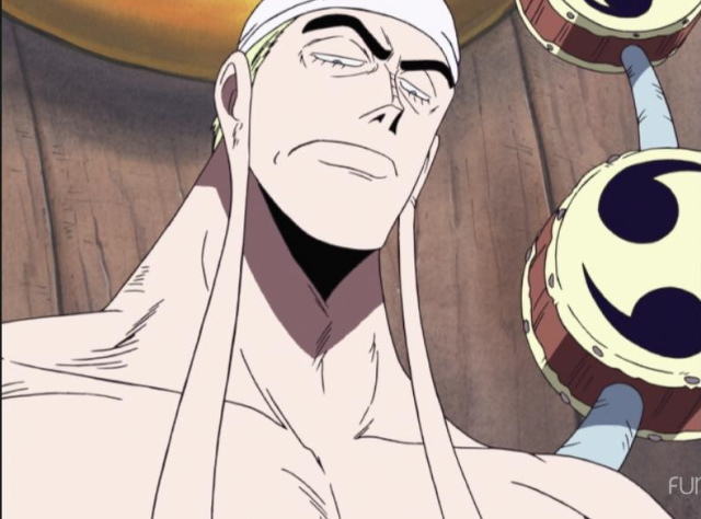 An image of Enel from One Piece.