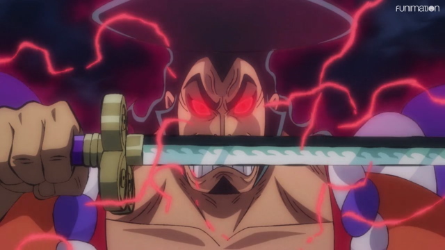 An image of Oden in One Piece - strongest swordsmen one piece