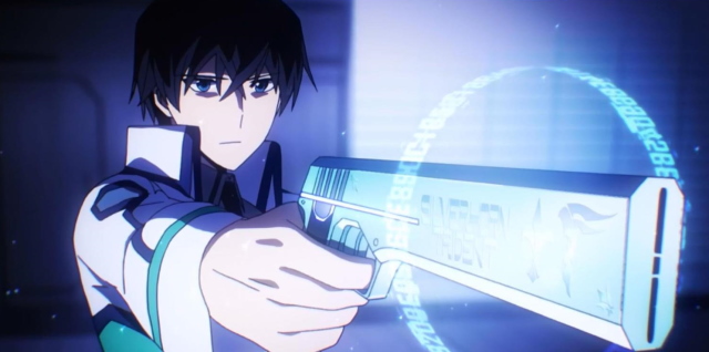 An image of OP main character named 
Tatsuya Shiba from The Irregular at Magic High School anime.