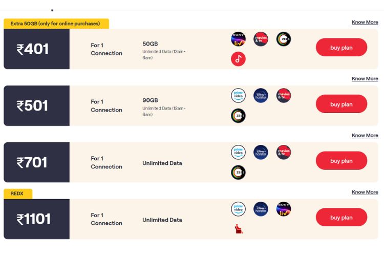 New Vi Max postpaid plans