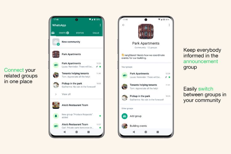 whatsapp communities official rollout