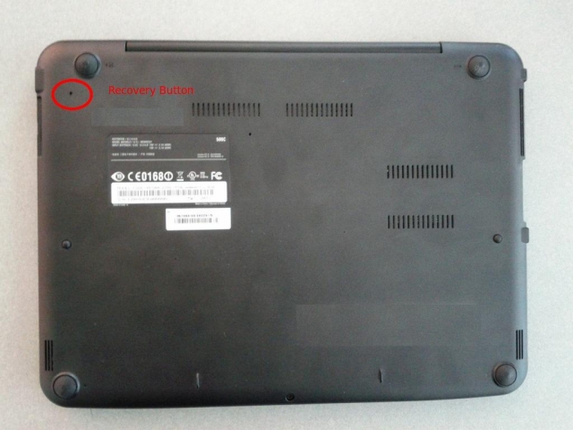 Nhập Chế độ khôi phục Chromebook
