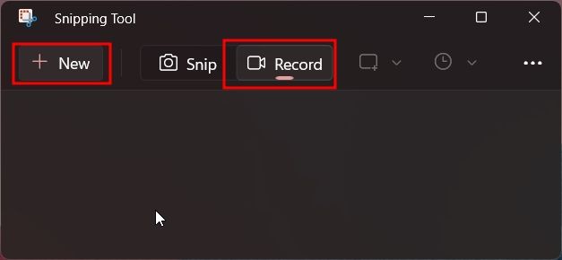 Get Screen Recording in Snipping Tool on Windows 11 (2022)