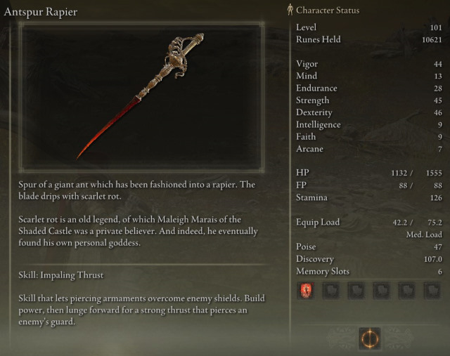 30 Best Elden Ring Weapons You Should Use 2024 Beebom   Antspur Rapier 