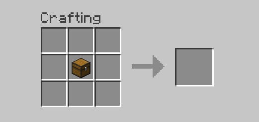 Chest in the crafting area