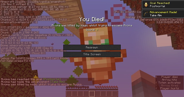 అన్డైయింగ్లో టోటెమ్తో మరణిస్తున్నారు