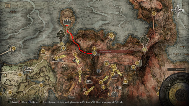Elden Ring Colosseum: aprenda tudo sobre a experiência PvP 5 Elden-Ring-Caelid-Coliseu-Localização