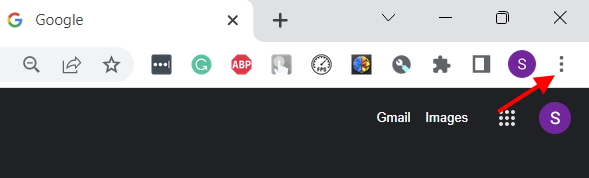 Ellipsis Icon Chrome 