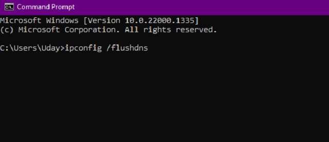 Flush DNS Command - How to Fix Roblox Error Code 610