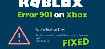 How to Fix Roblox Error Code 901 on Xbox Authentication Error