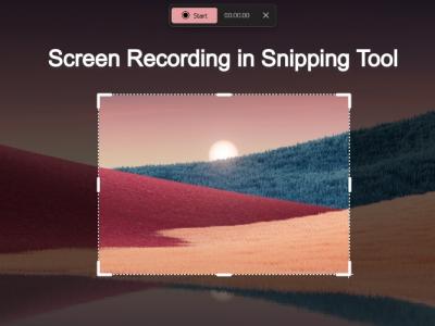 How to Get Screen Recording in Snipping Tool on Windows 11