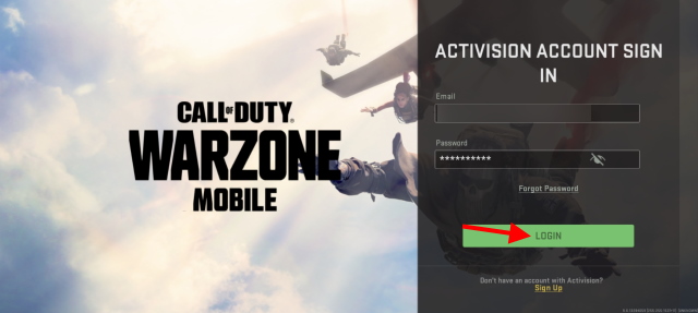 COD Warzone mobile sign up 