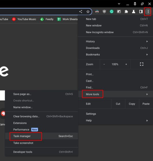 Open the Task Manager on a Chromebook (2022)