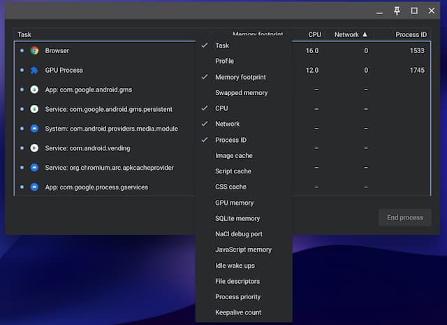 Open the Task Manager on a Chromebook (2022)