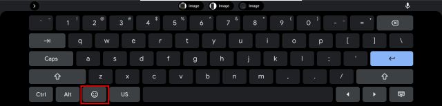 Holen Sie Sich Emojis Auf Ein Touchscreen-Chromebook