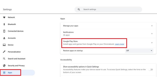 Install and use Android apps on your Chromebook - Google Play Help