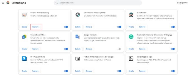 Désinstaller Les Extensions De Votre Chromebook