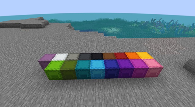 Types of Colored Shulker Box