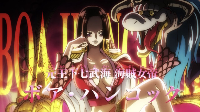 An image of Boa Hancock in One Piece characters