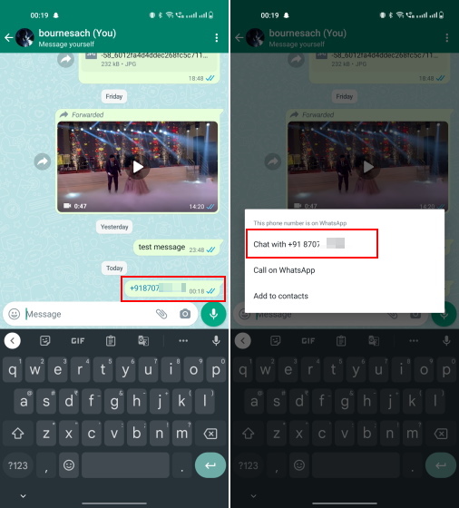 chat on whatsapp without saving number
