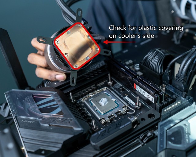 How to apply thermal paste to the CPU