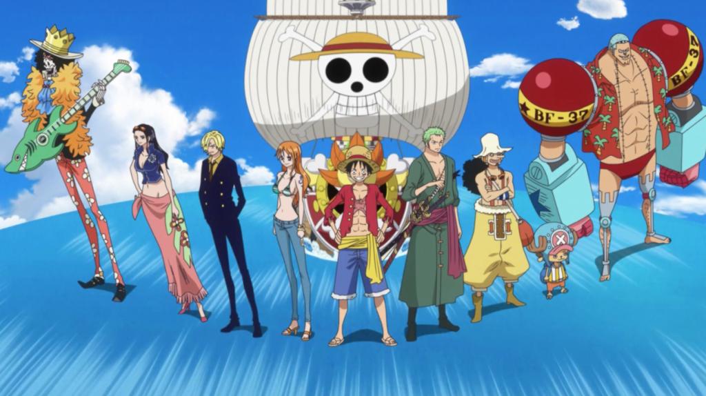 Straw Hat Pirates post-time skip look in One Piece