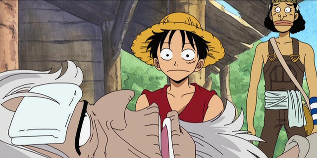 An image of Luffy and Usopp in the filler arc.