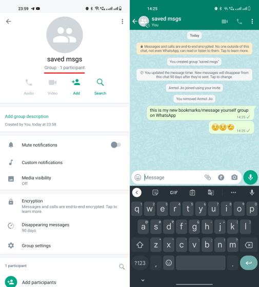 Groupe Avec Vous - Enregistrez Les Messages Sur Whatsapp