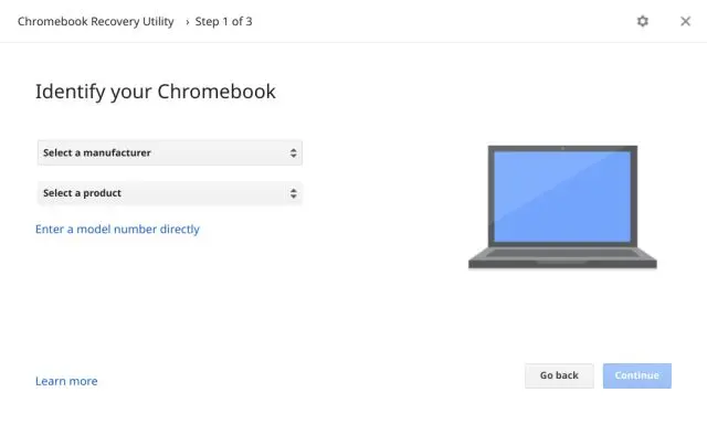 Chromebook リカバリ ユーティリティ