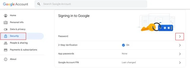 Change Your Chromebook Password on Other Devices
