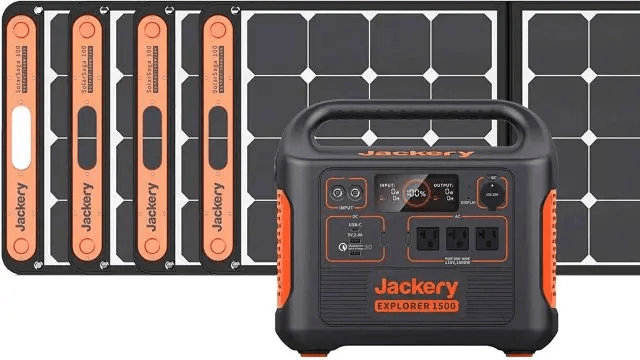 5. Jackery Solar Generator 1500