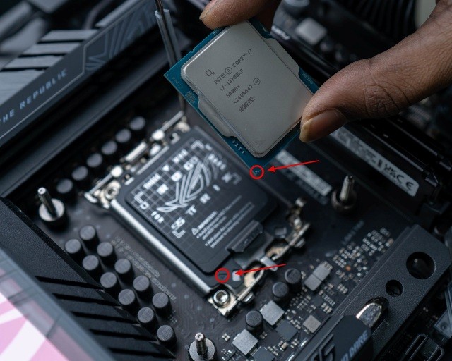 installing cpu on motherboard
