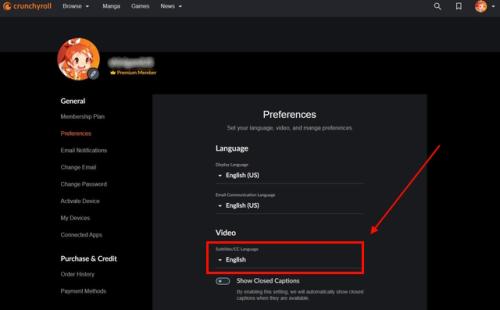 How To Change Crunchyroll To English How to Change Language on Crunchyroll (2024 Guide) | Beebom