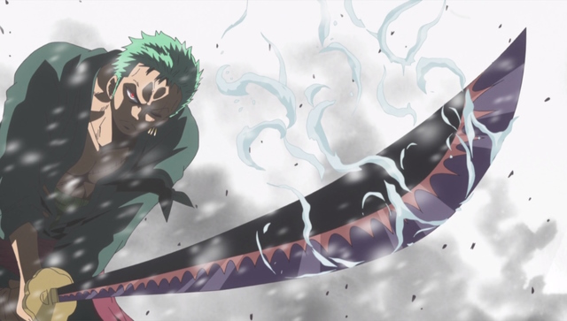 An image of Zoro with Shusui in One Piece.