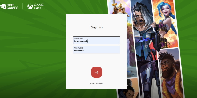 I get this weird riot games sign in and when I try to launch a