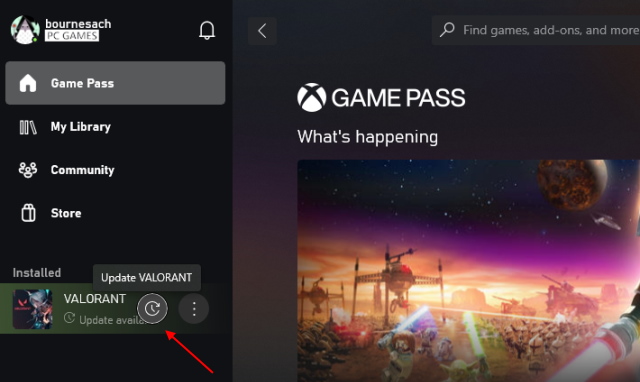 Mettre À Jour Valorant Dans L'Application Xbox