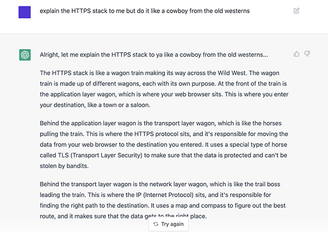 using chatGPT to explain topics in funny ways