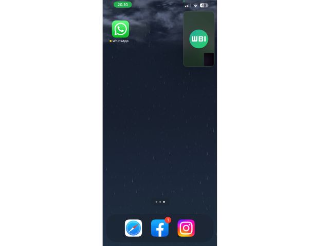 WhatsApp PiP mode for video calls