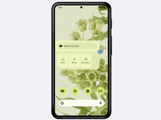 YouTube-Startbildschirm-Widget