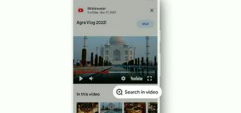 youtube search in video feature
